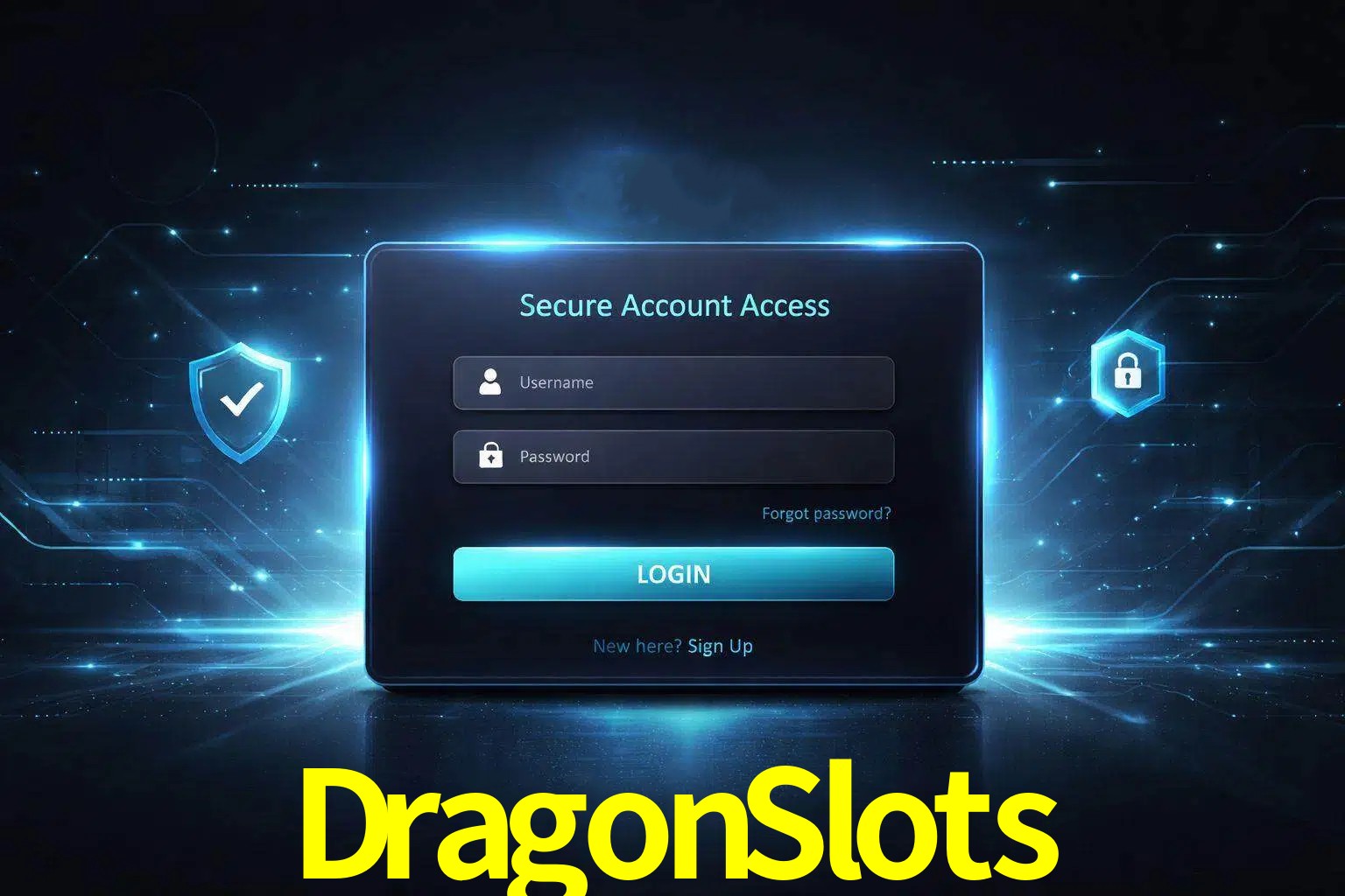 Pantalla de inicio de sesión de cuenta DragonSlots para usuarios en México