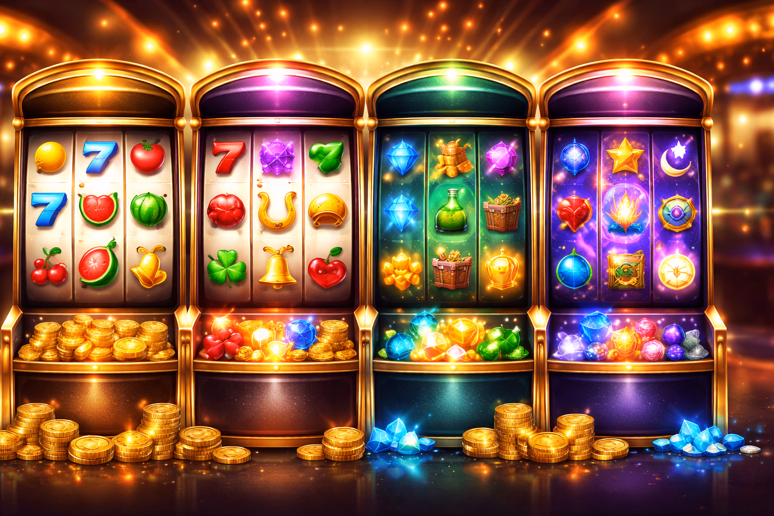 Tragamonedas destacadas y categorías de carretes DragonSlots